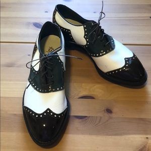 Vintage  FootJoy Golf Cleats Spikes Shoes size 9